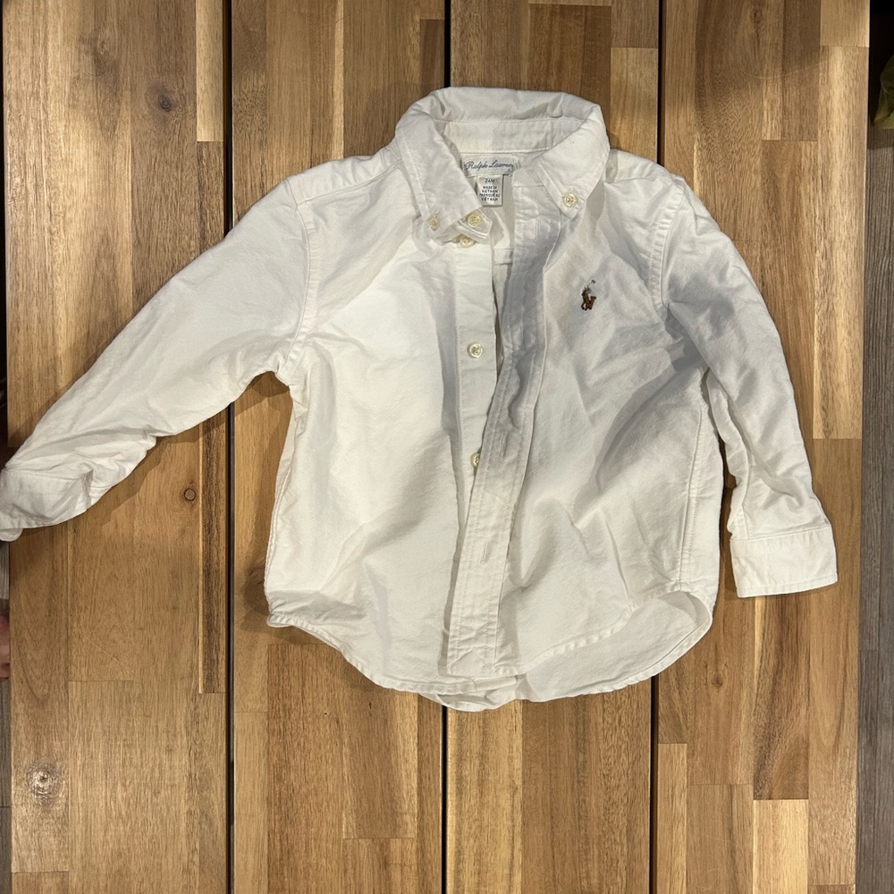 Toddler boy button down